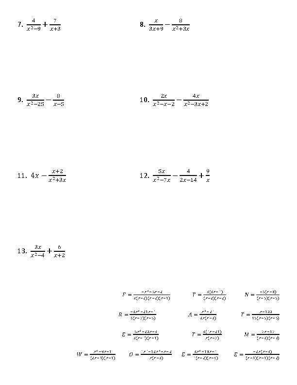 punchline algebra book a rational numbers and expressions answer key