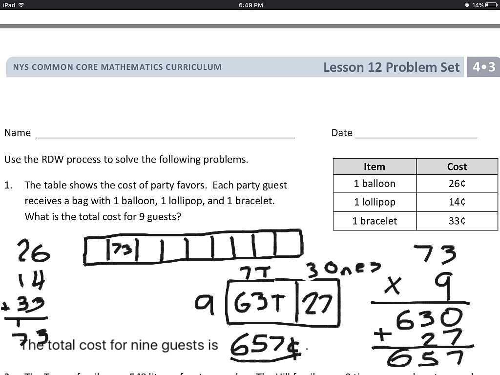 eureka math lesson 12 homework answer key