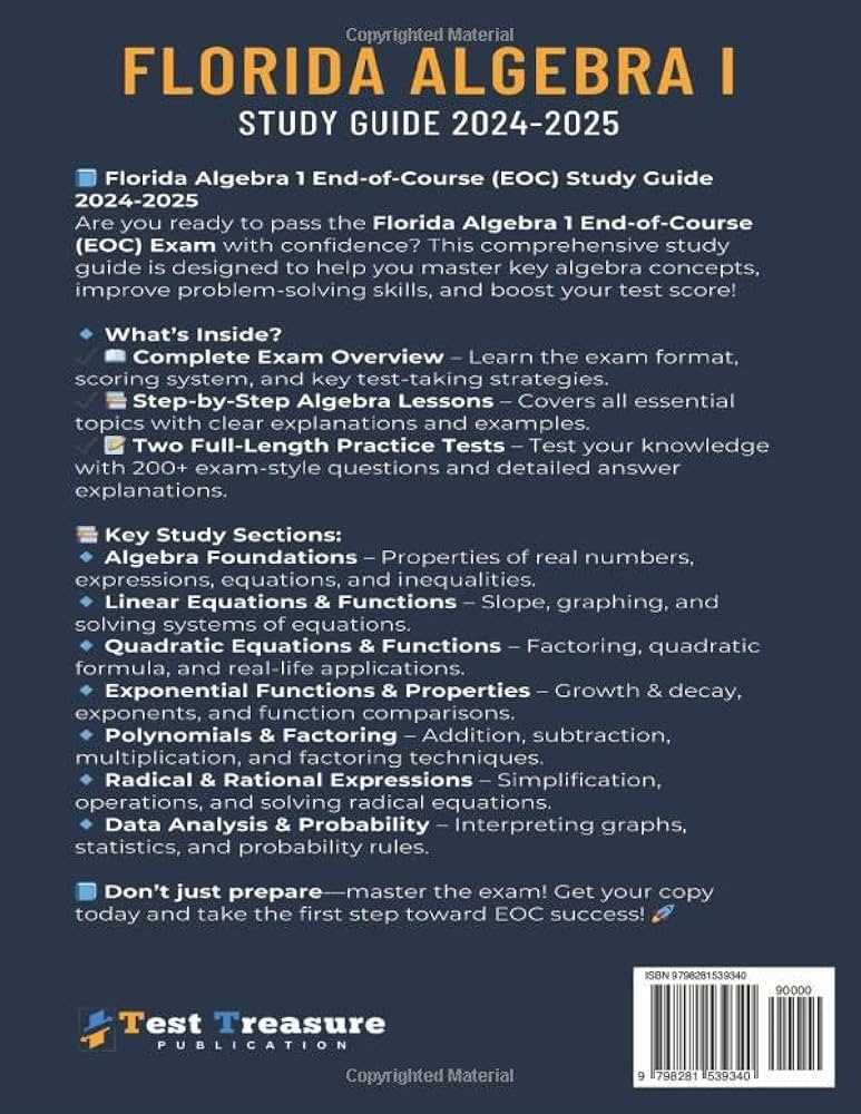 algebra 1 eoc practice answer key