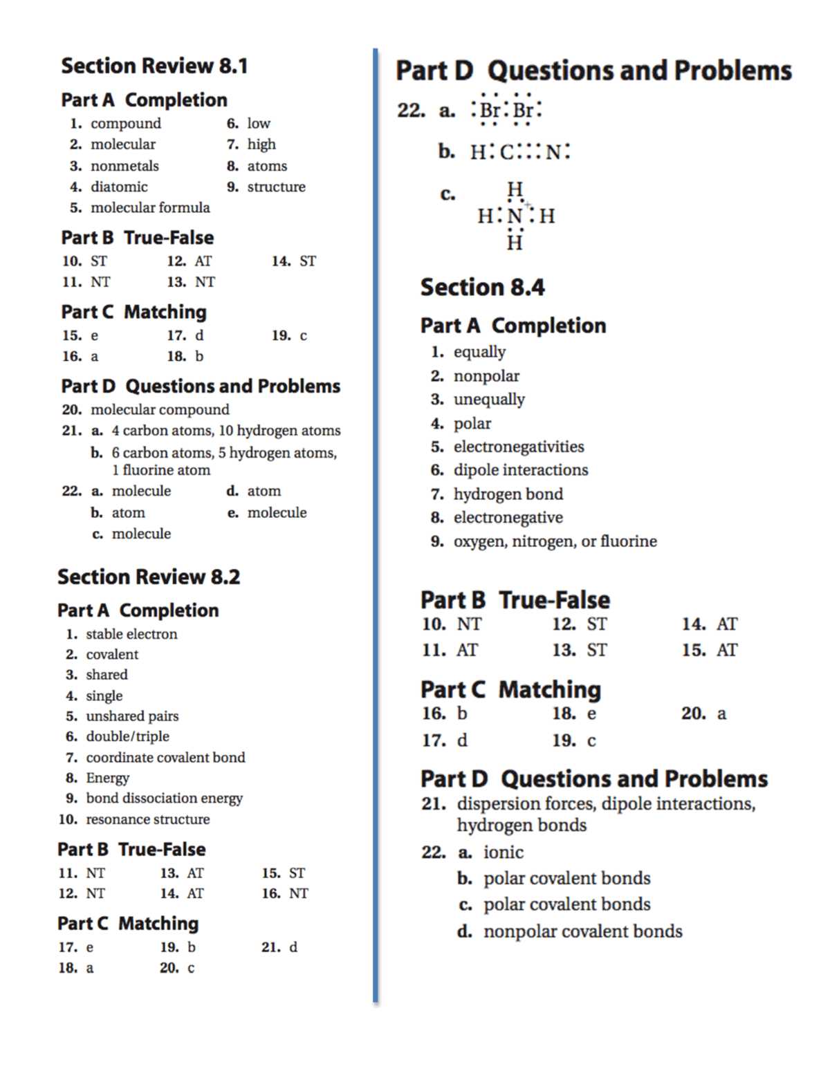 concept review section current answer key
