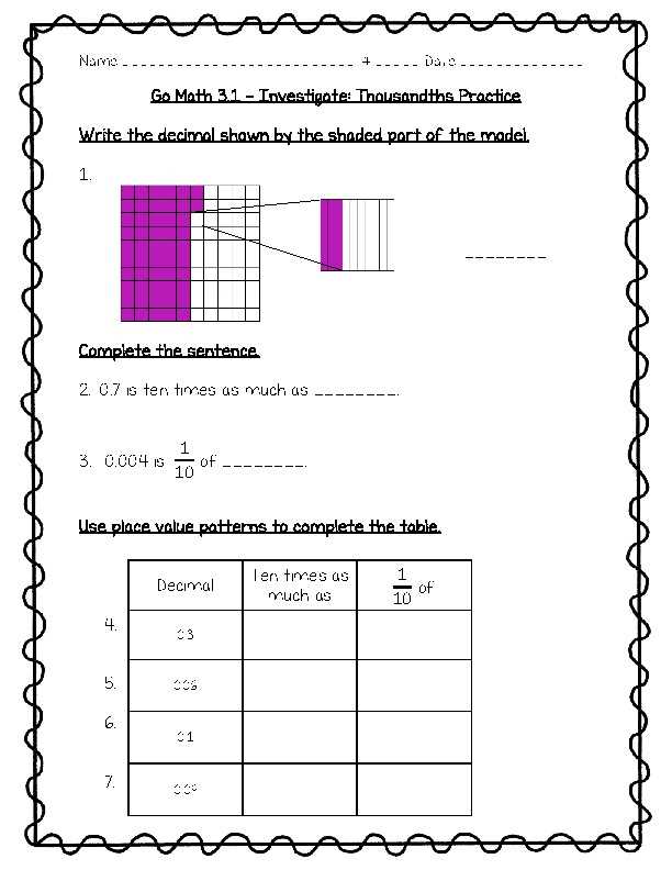 chapter 3 extra practice 5th grade answer key
