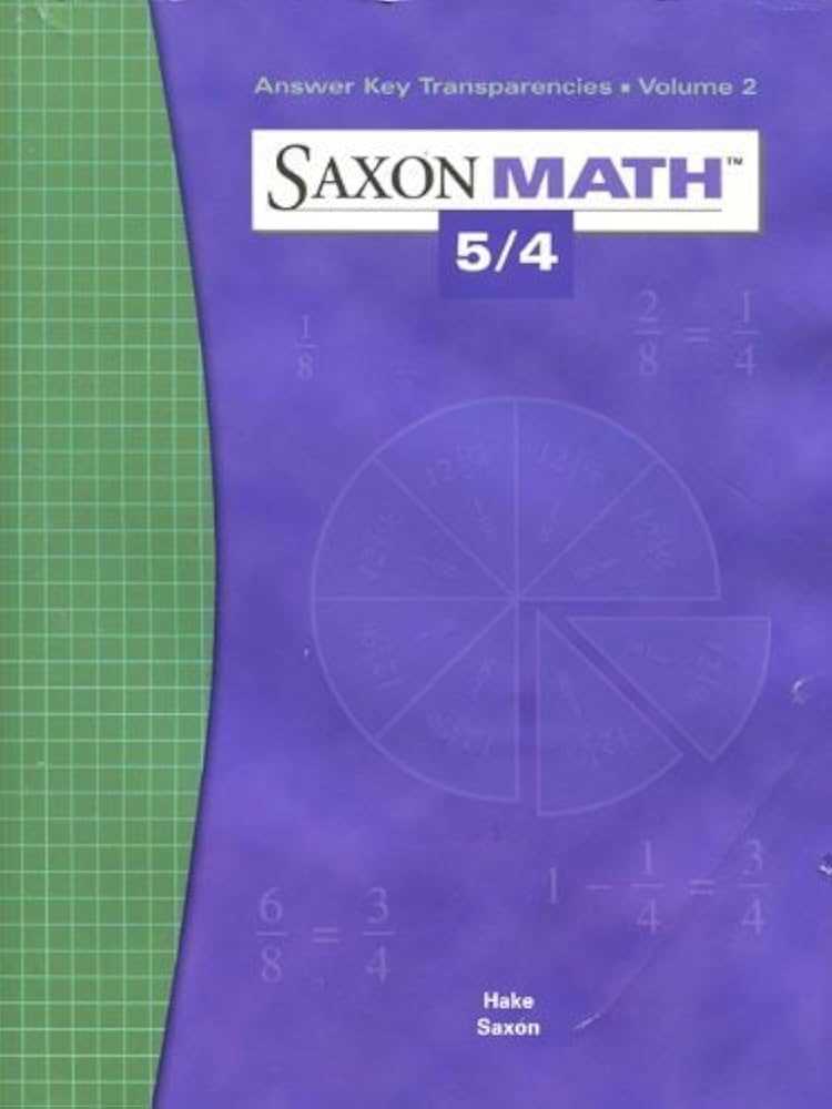 saxon math 4 answer key