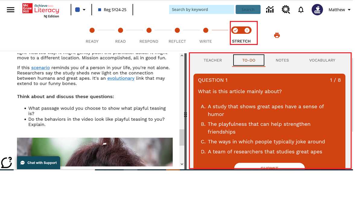 achieve 3000 lesson answer key