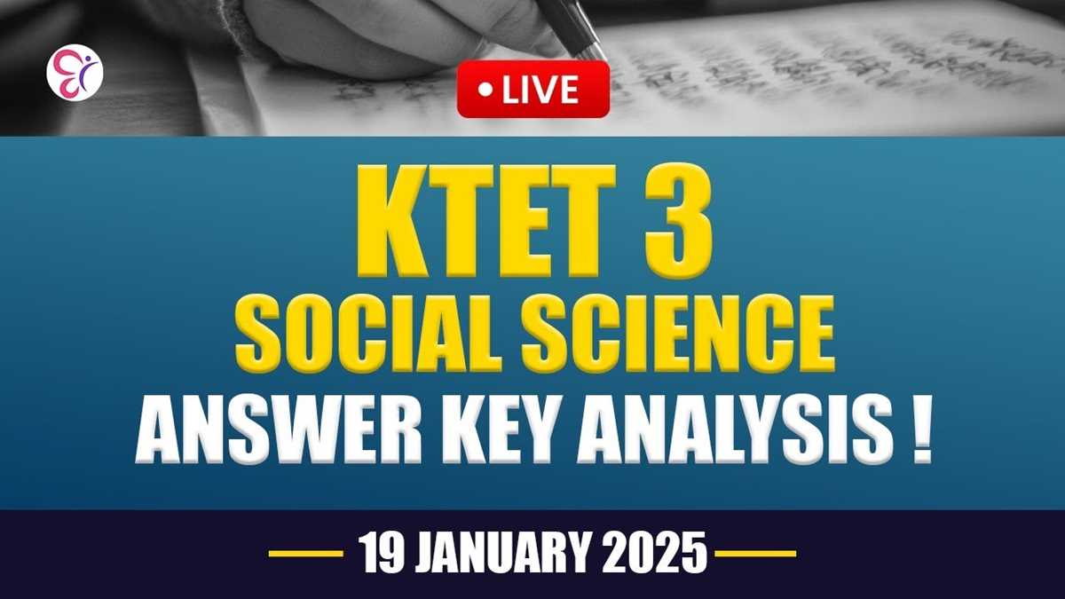 ktet answer key 2026 category 3 social science