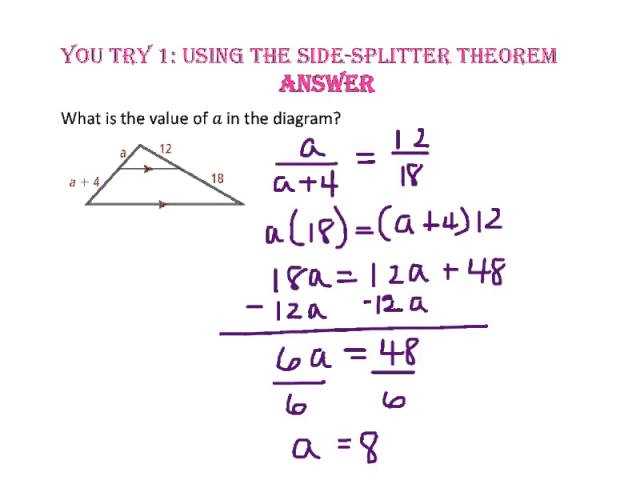 7 5 proportions in triangles form g answer key
