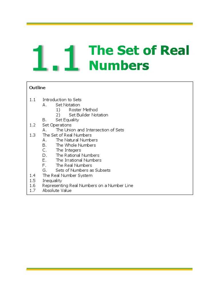 lesson 1 2 sets of real numbers answer key
