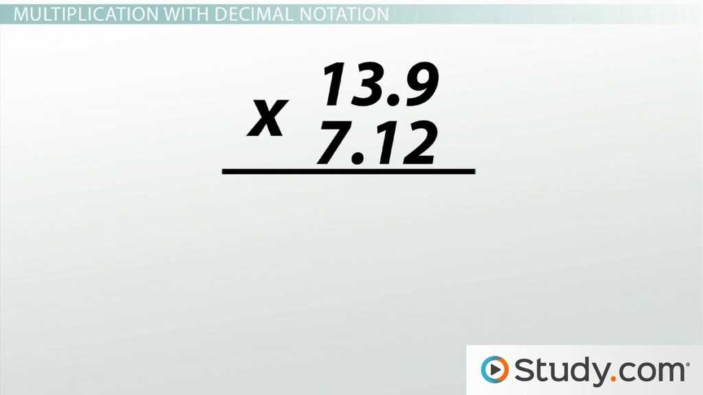 lesson 10 multiply decimals to thousandths answer key