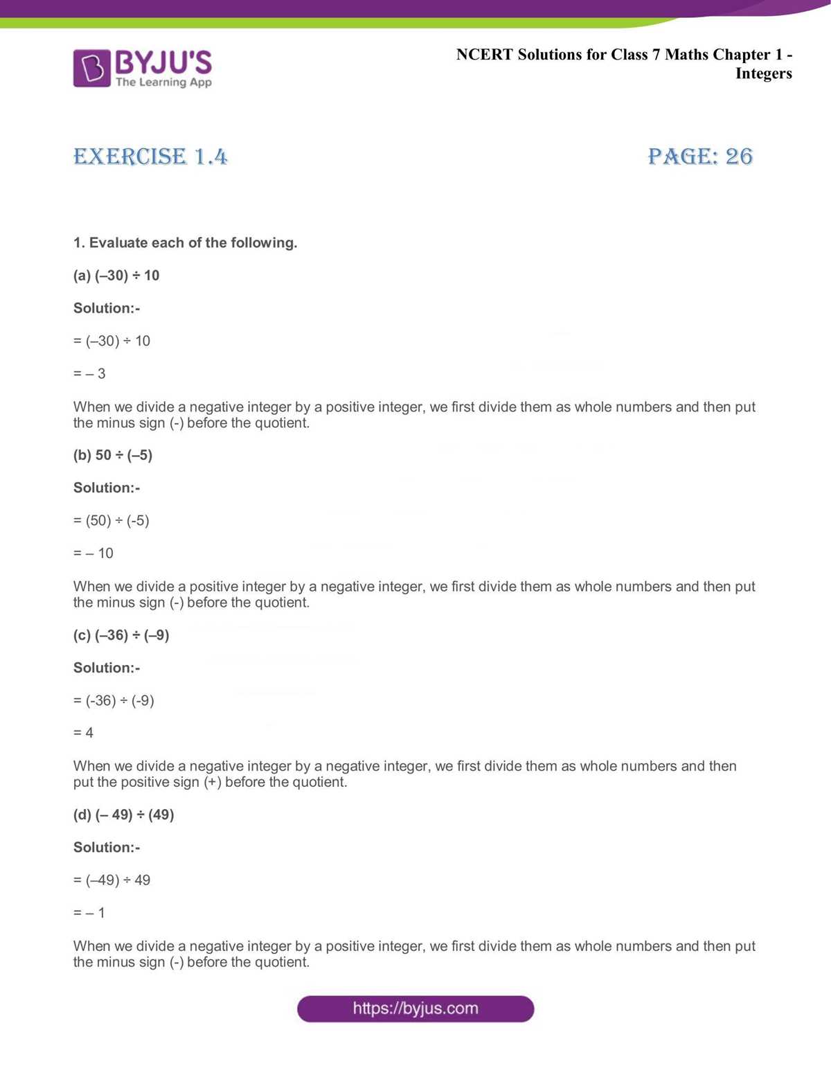 lesson 24 homework 1.4 answer key