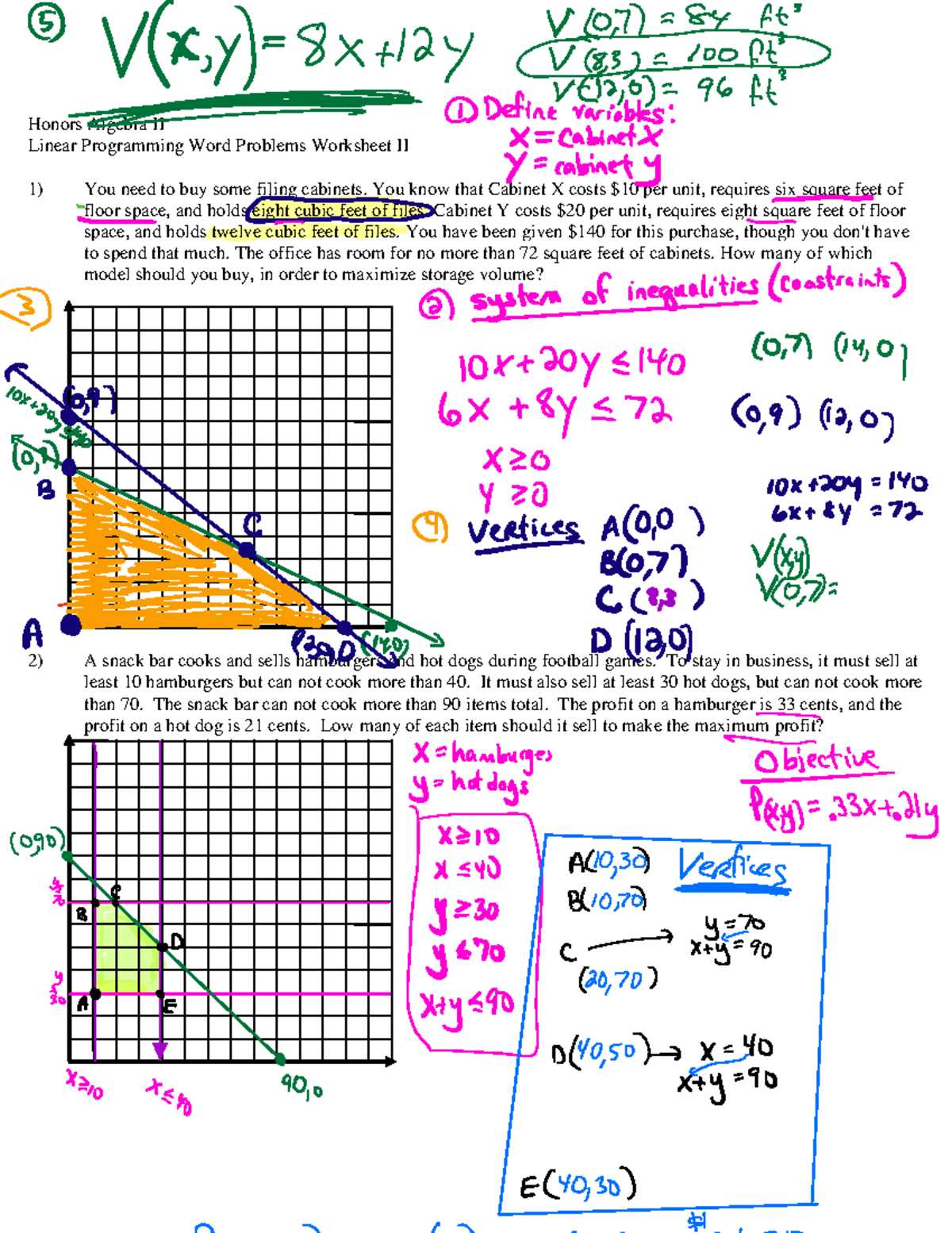 lesson 3.3 skills practice answers key carnegie learning algebra 2