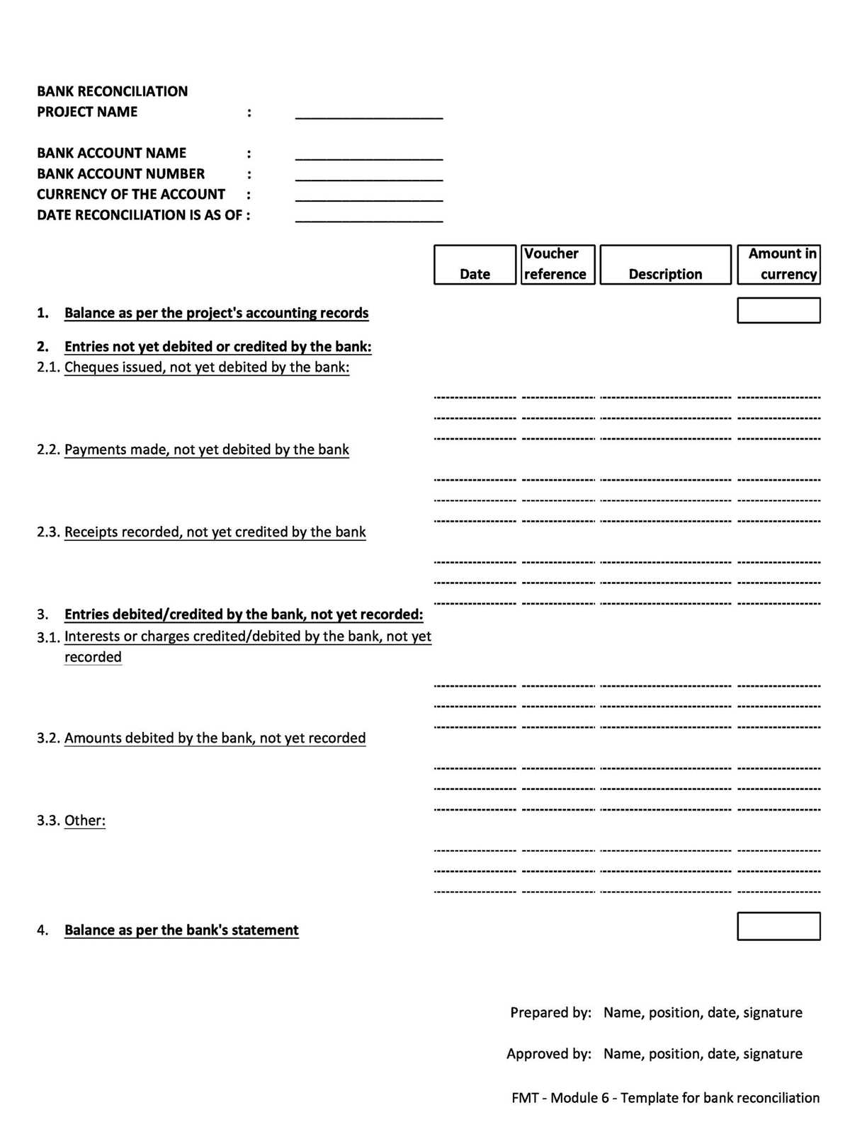 lesson 4.5 bank statement reconciliation answer key
