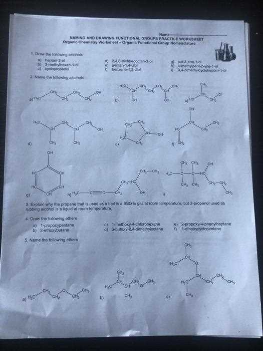 lesson 5 functional groups answer key