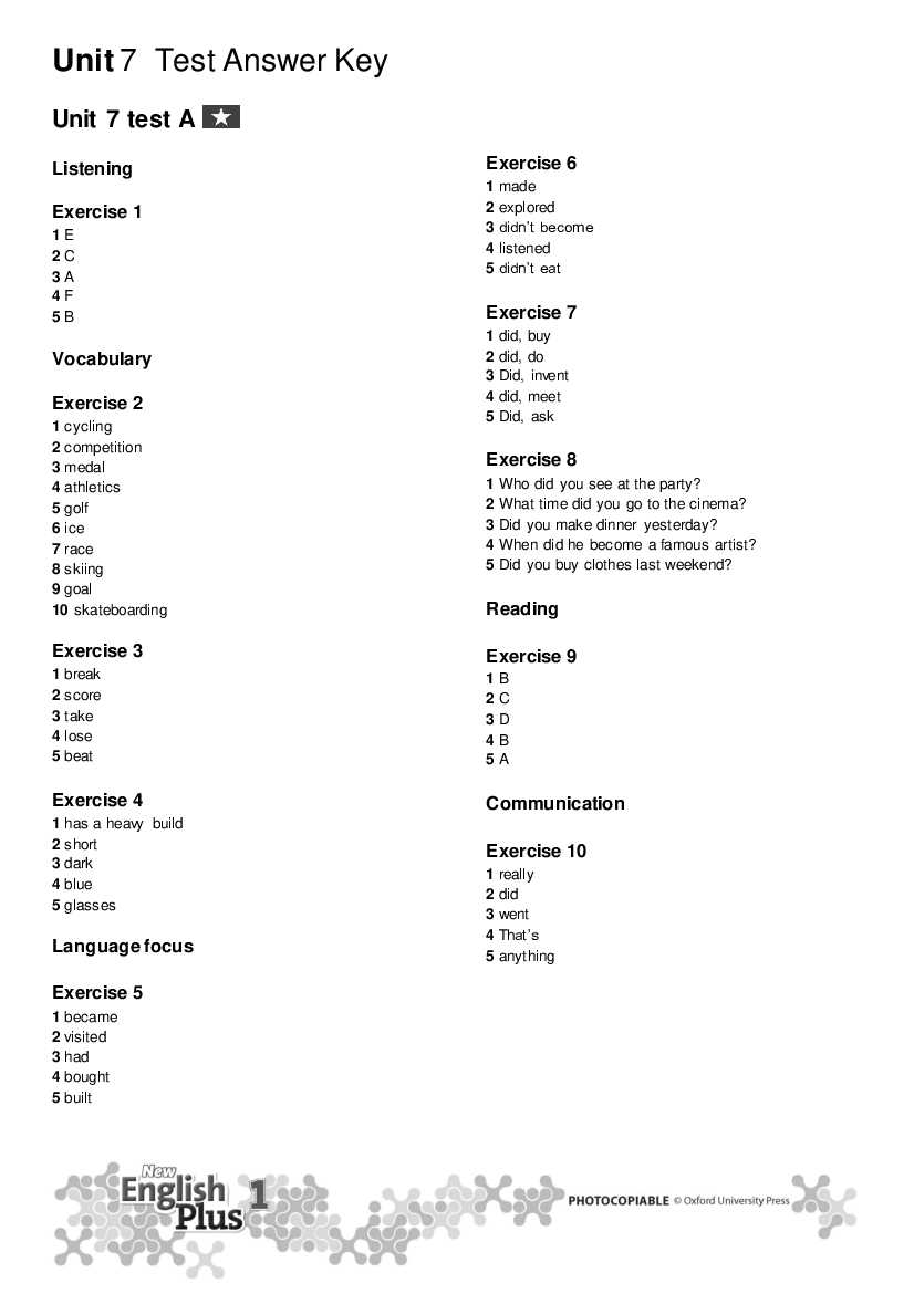 lesson 7 vocabulary power plus answer key