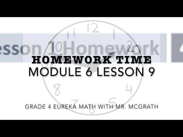 lesson 9 homework 4.6 answer key