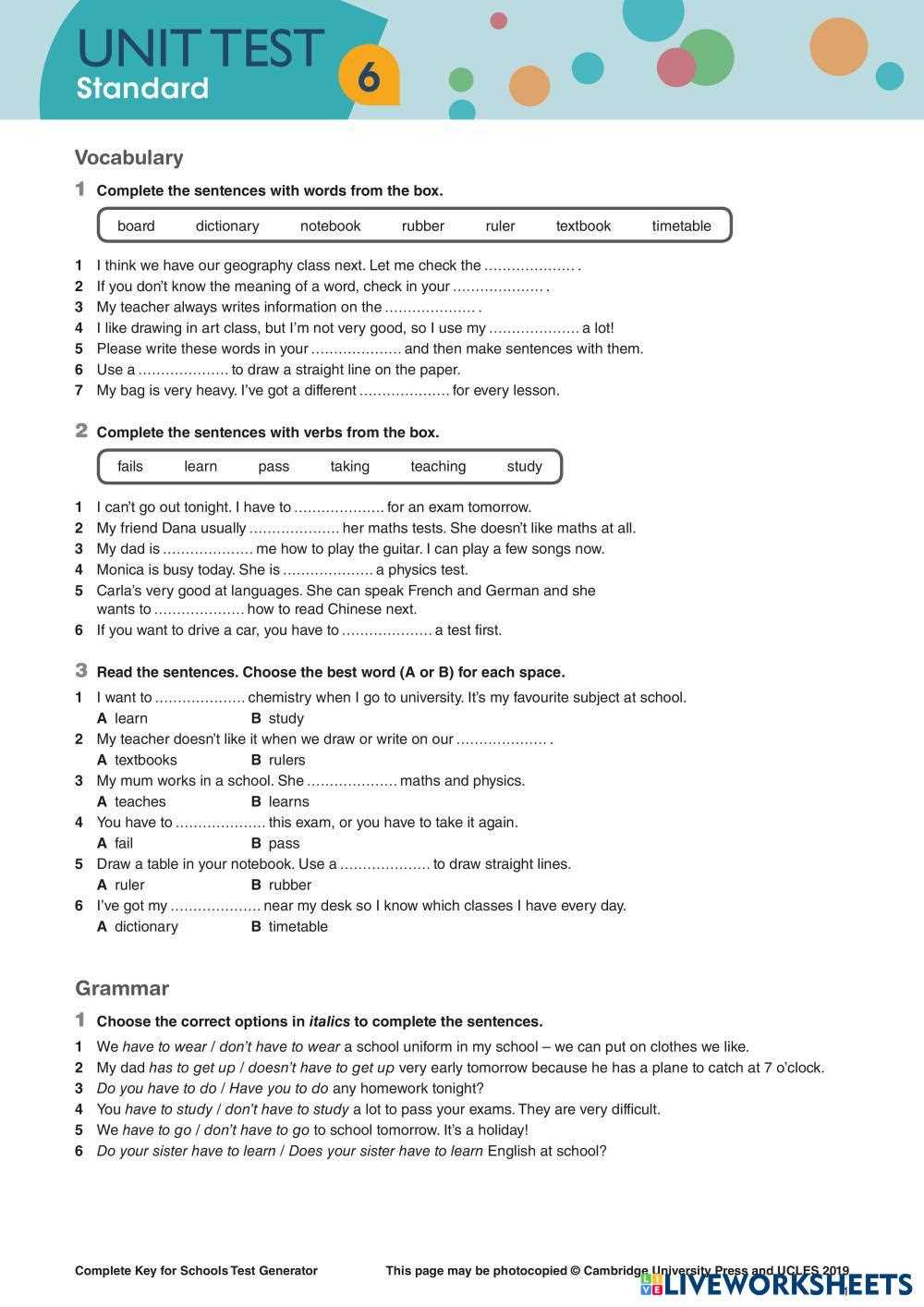 unit 6 worksheet using the unit circle answer key