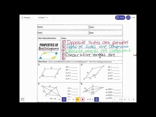 8.3 worksheet proving parallelograms answer key 8.3 worksheet proving parallelograms answer key