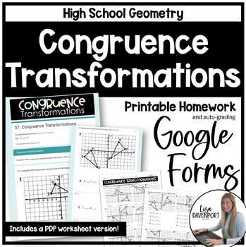 4 7 practice congruence transformations answer key