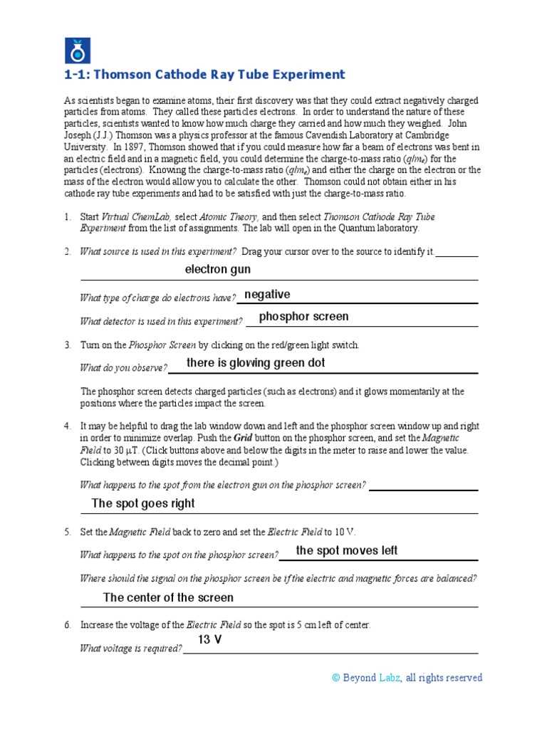 beyond labz answer key