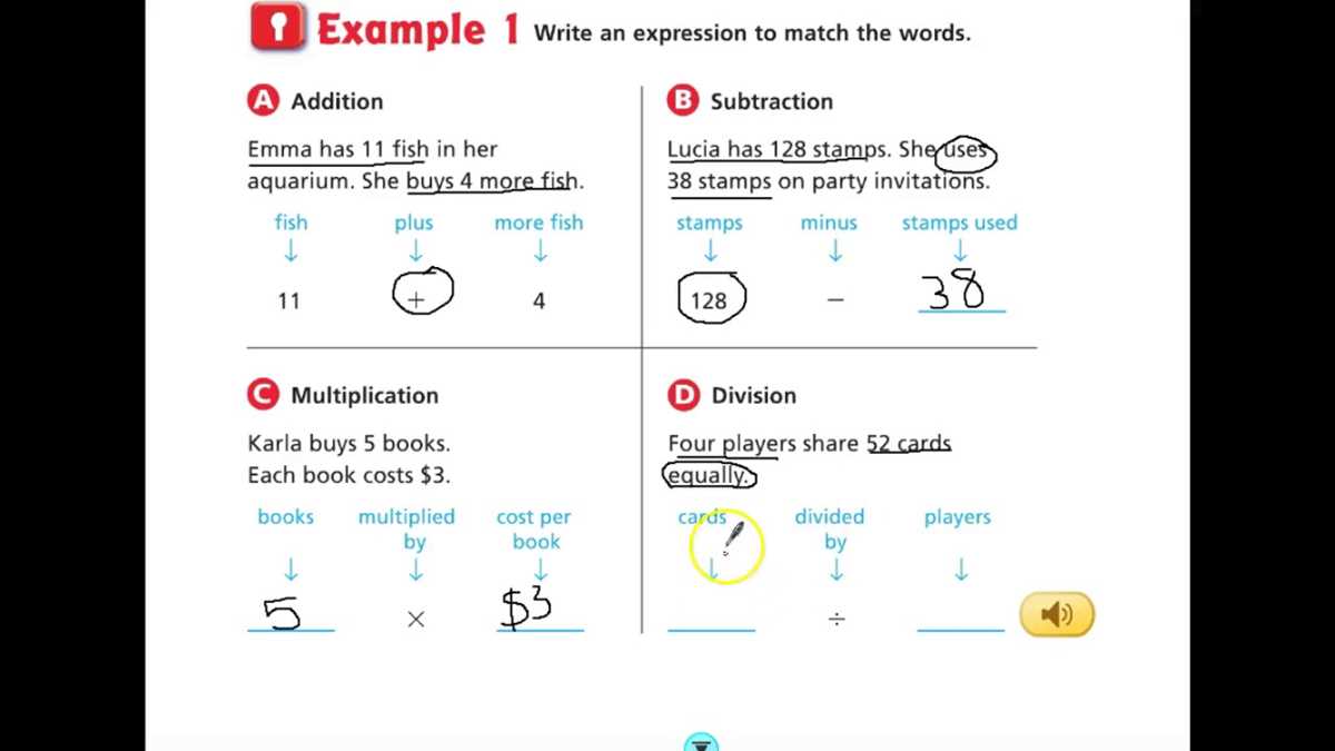 algebra lesson 1.10 numerical expressions answer key