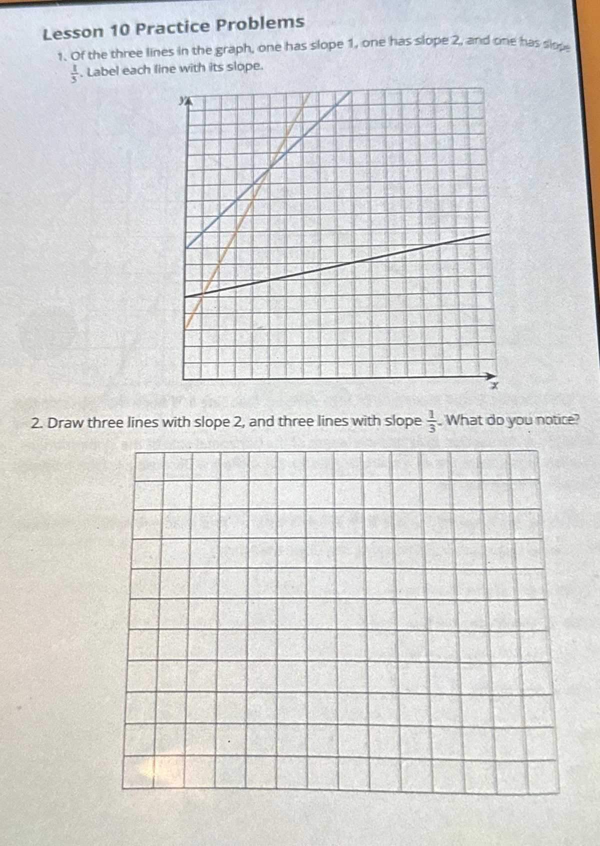 lesson 3 5 slopes of lines answer key