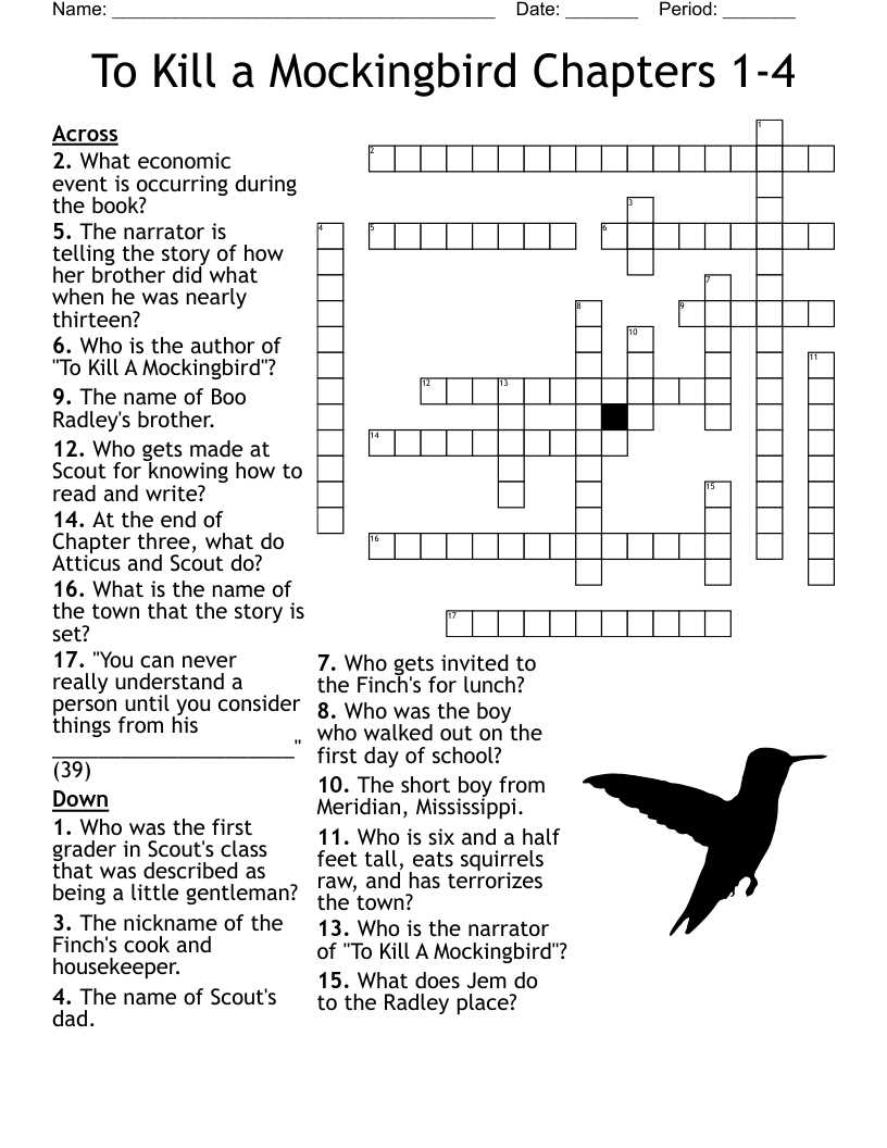 to kill a mockingbird study guide answers key