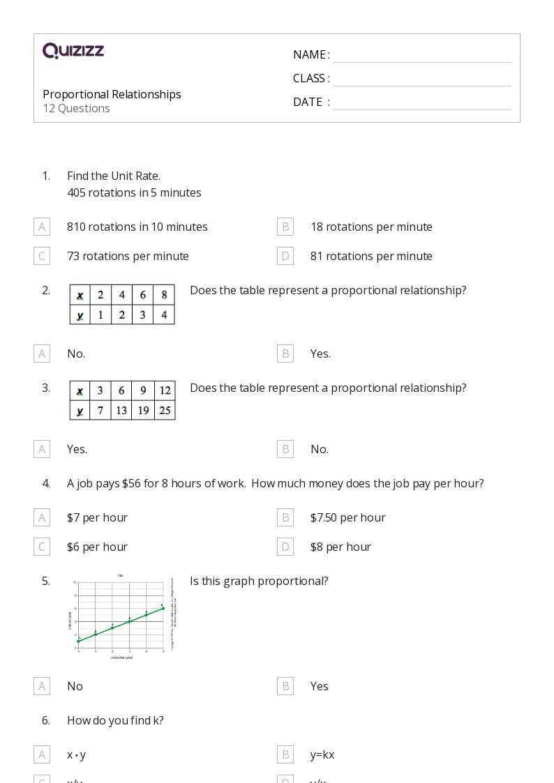 unit 3 lesson 1 understanding proportional relationships answer key