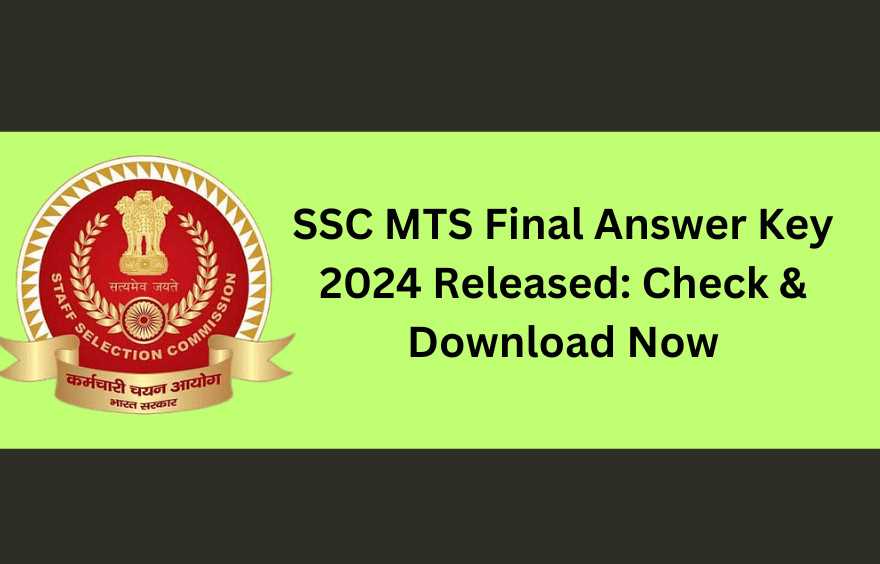 answer key ssc mts