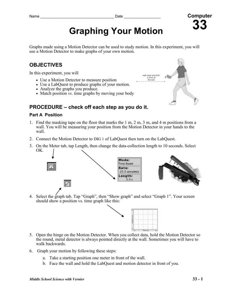worksheet motion graphs answer key