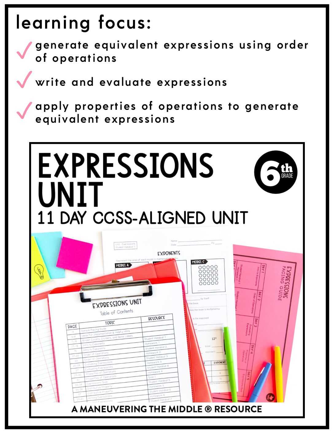 maneuvering the middle llc 2026 worksheets answer key 6th grade