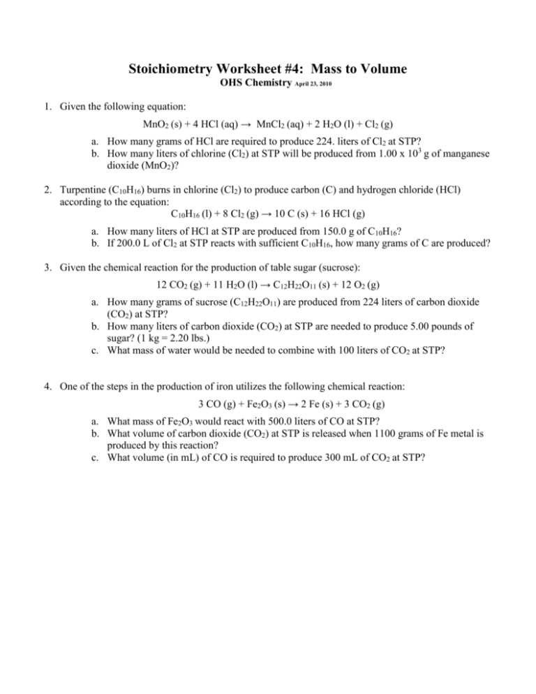 mass mass problems answer key