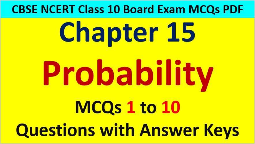 math 10 answer key probability