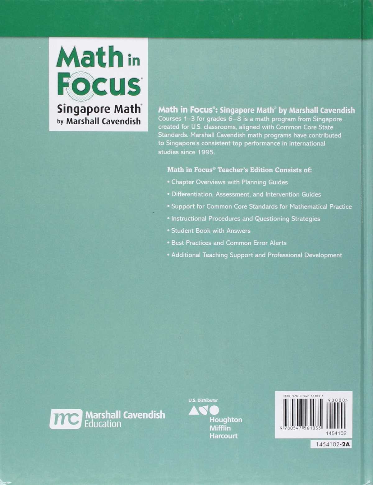 math in focus homeschool answer key