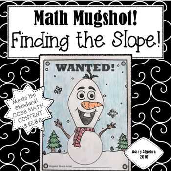 math mugshot linear equations and slope intercept form answer key