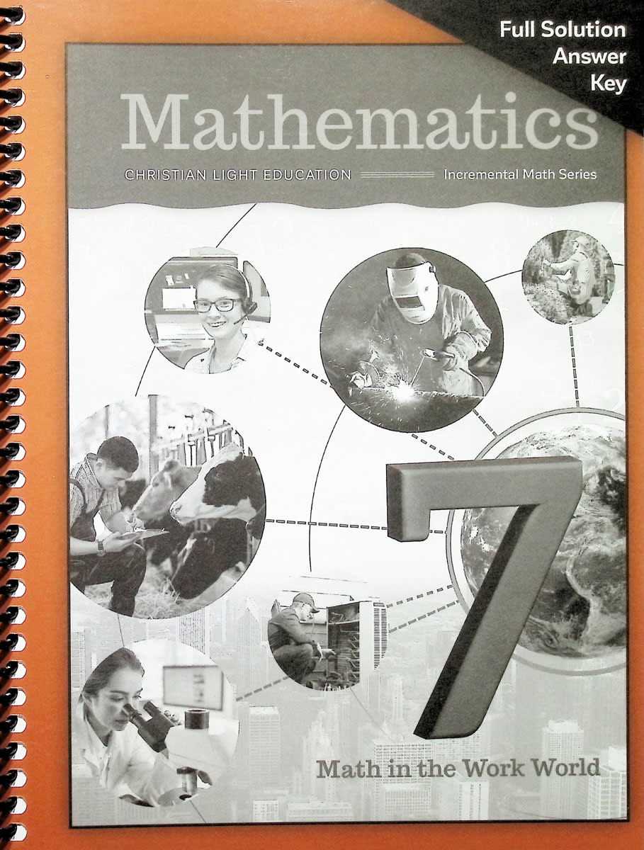 mathematics grade 7 answer key