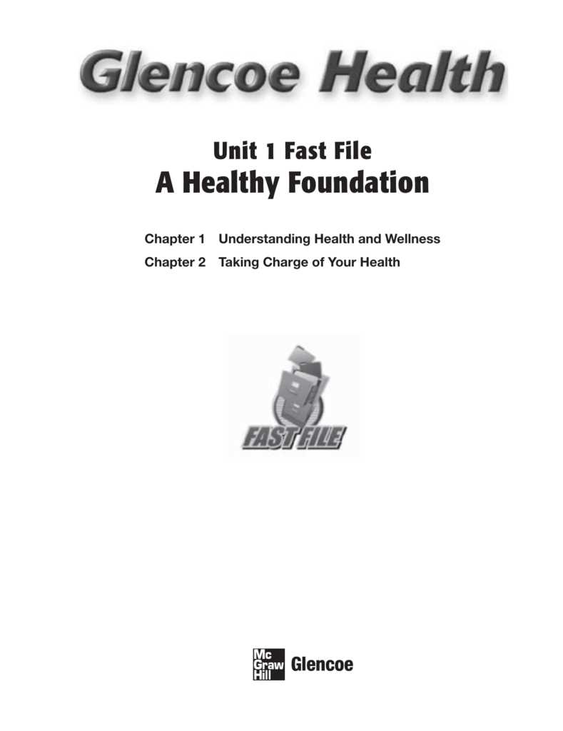 glencoe health chapter 11 review answer key