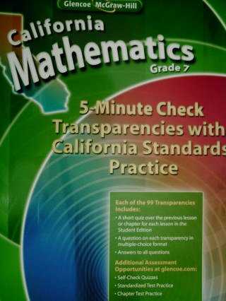 mcgraw hill math grade 7 answer key