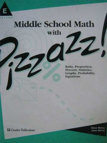 middle school math with pizzazz book e 60 answer key
