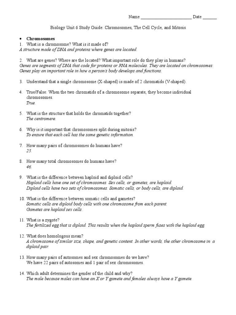 biotechnology review guide answer key