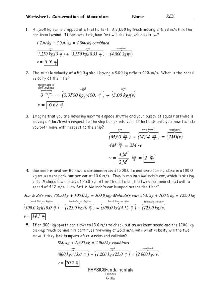 momentum answer key momentum answer key