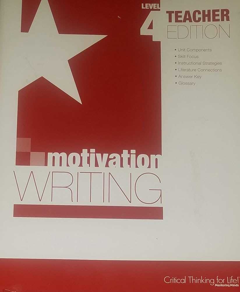 motivation writing level 4 answer key motivation writing level 4 answer key