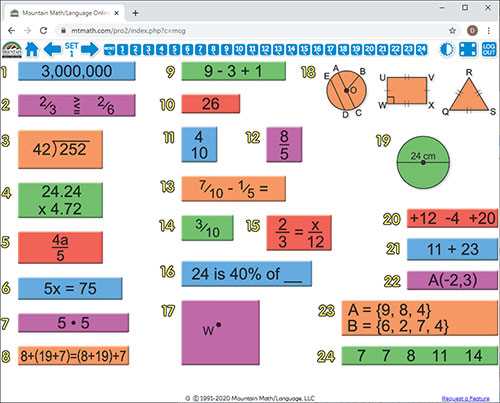mountain math 5th grade answer key