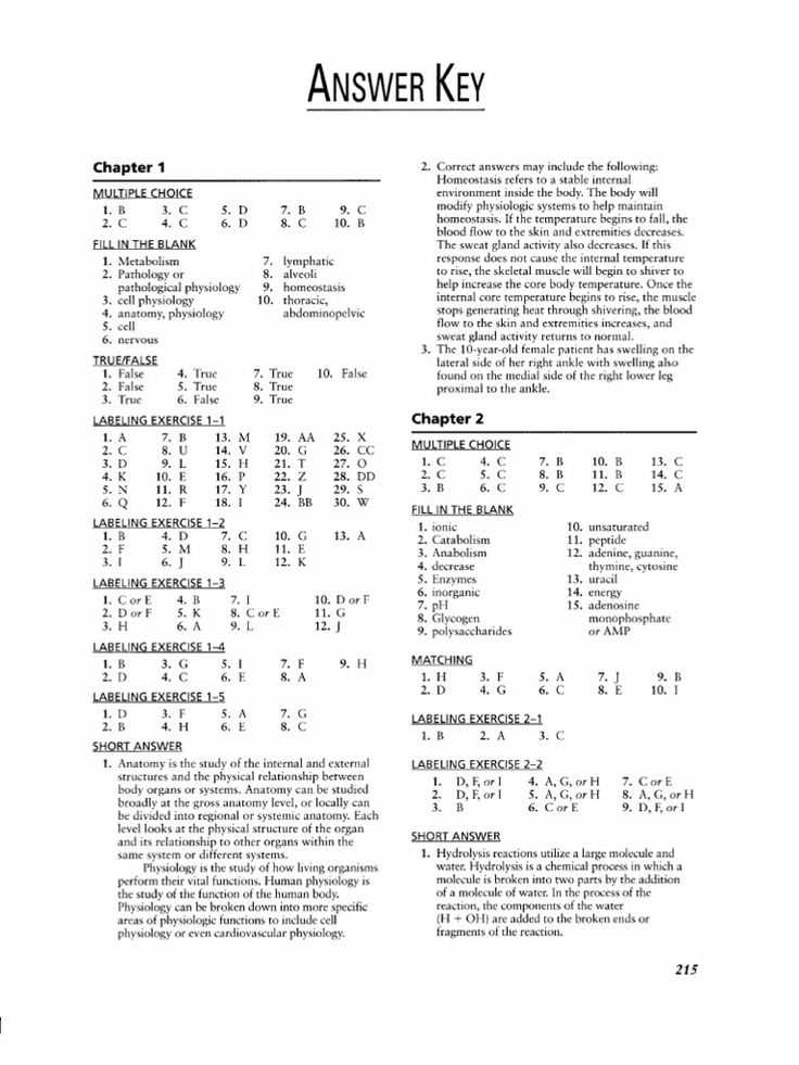anatomy and physiology coloring workbook chapter 3 answer key