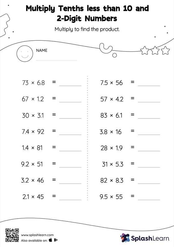 multiply decimals and whole numbers answer key 4.2 5 grade