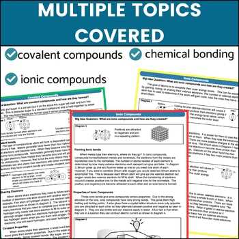 ionic and covalent bonding reteaching and reviewing answer key