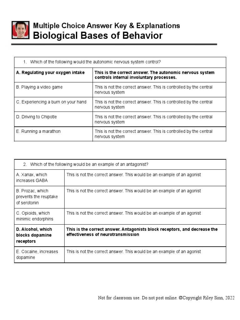unit 3 module 9 biological psychology and neurotransmission answer key