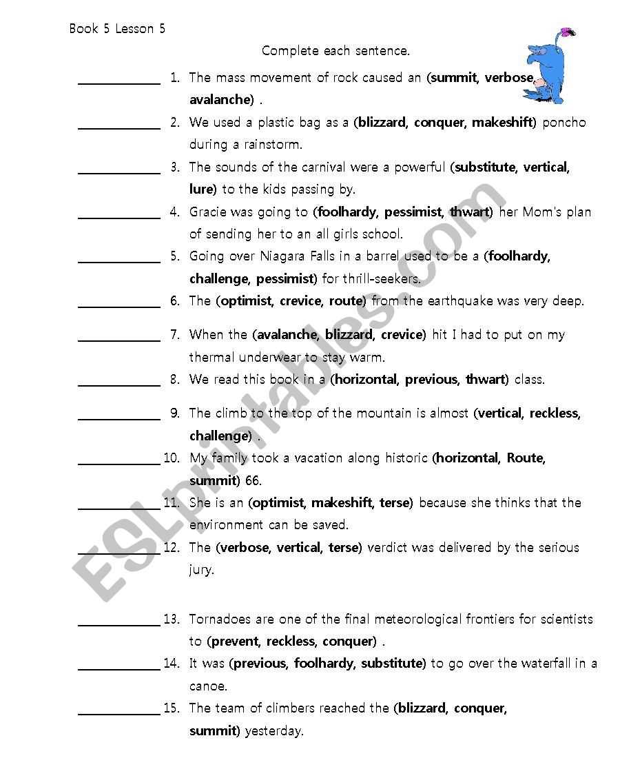 wordly wise book 5 lesson 6 answer key