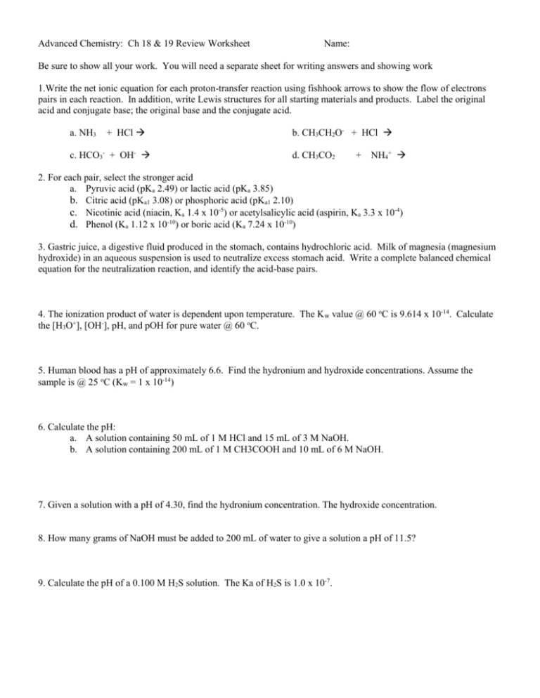 net ionic equations advanced chem worksheet 10 4 answer key net ionic equations advanced chem worksheet 10 4 answer key