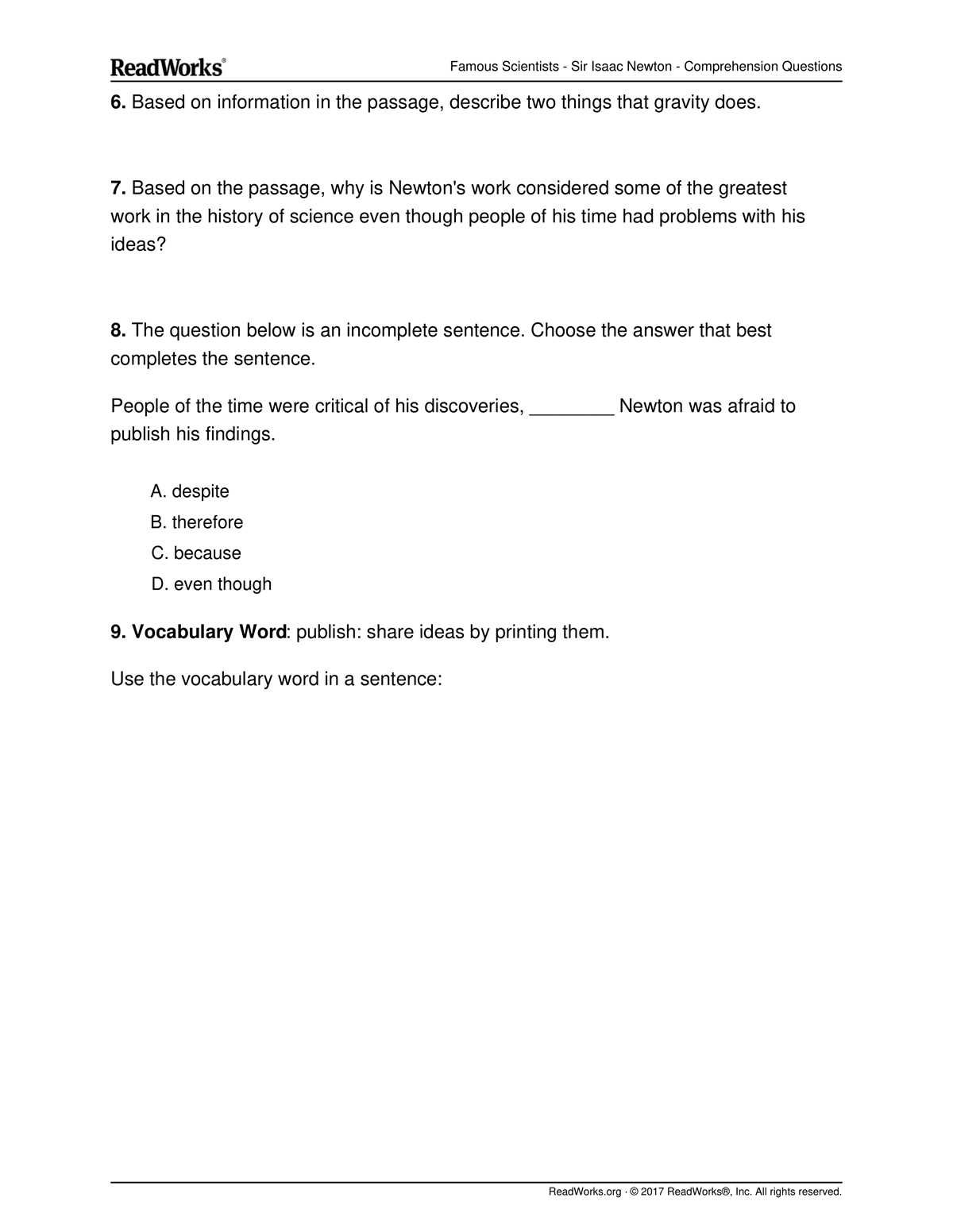 newtons laws practice problems answer key