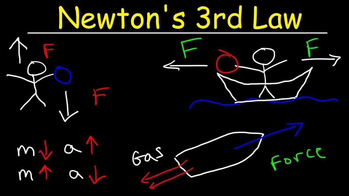 newtons third law answer key