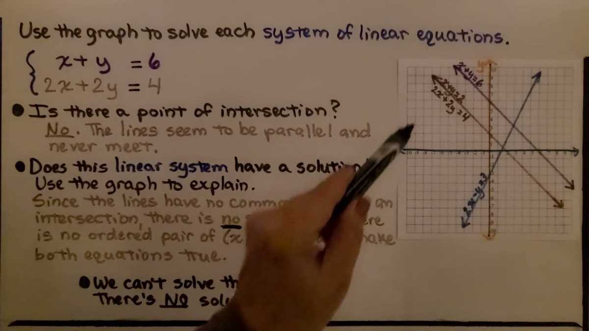 lesson 8 5 solving special systems answer key