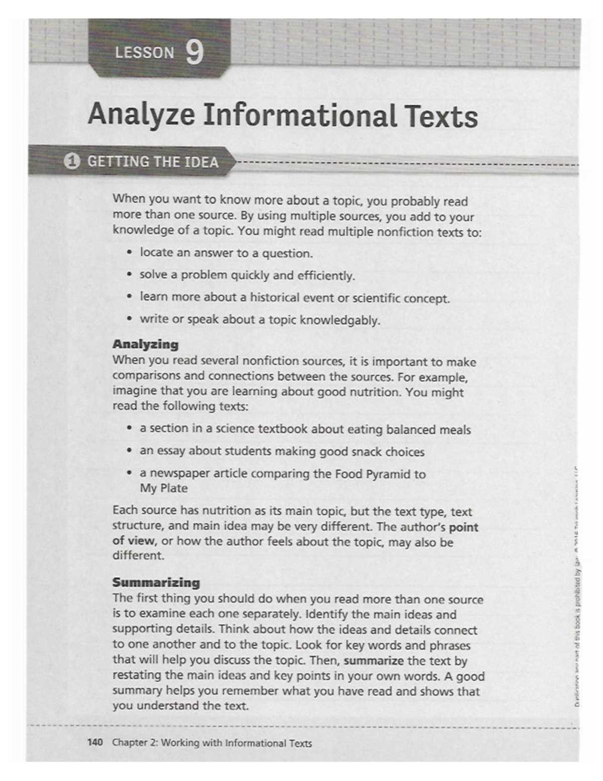 lesson 4 analyzing key ideas in a text answer key lesson 4 analyzing key ideas in a text answer key